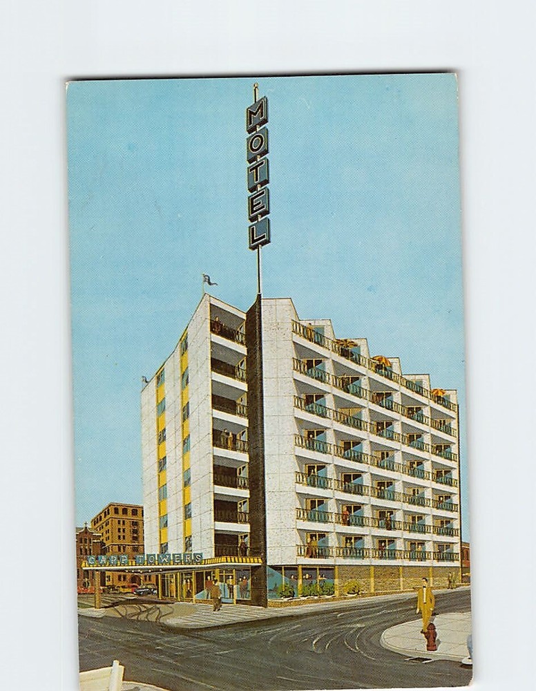 Postcard Capp Towers Motel Downtown St. Paul Minnesota USA