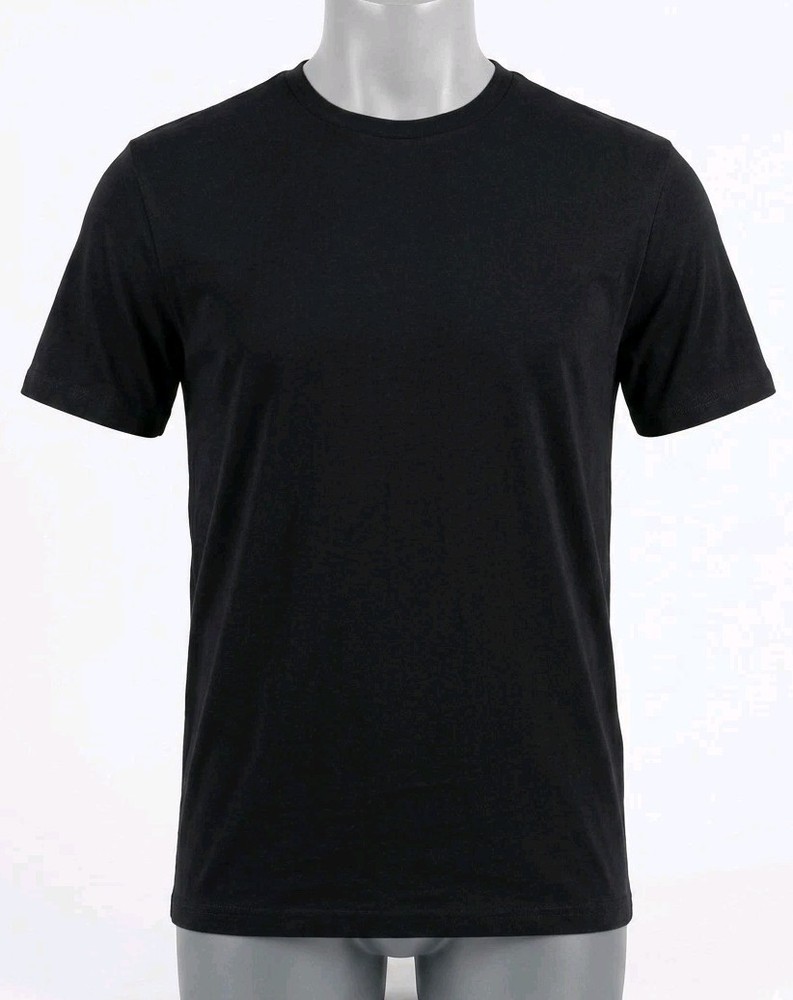 Men's Short Sleeve T-Shirt M  Recycled Polyester Cotton Crew Neck (260427-04)