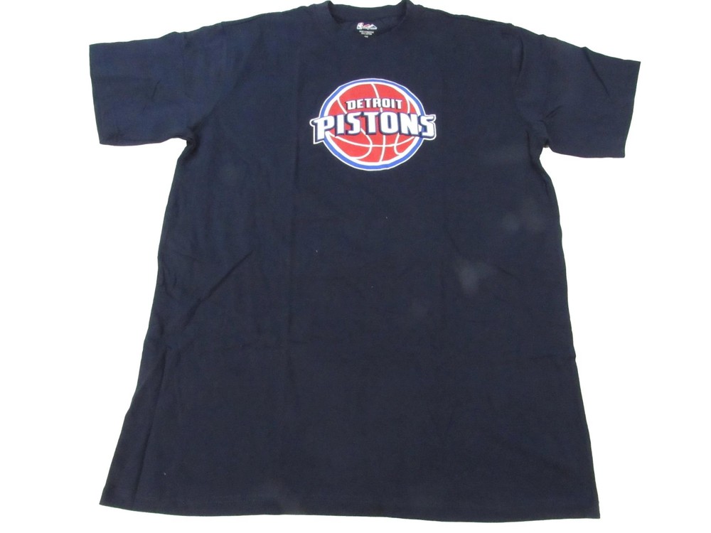 New Detroit Pistons Mens Sizes 2XL-3XL-4XL-6XL-Tall Blue Majestic Shirt