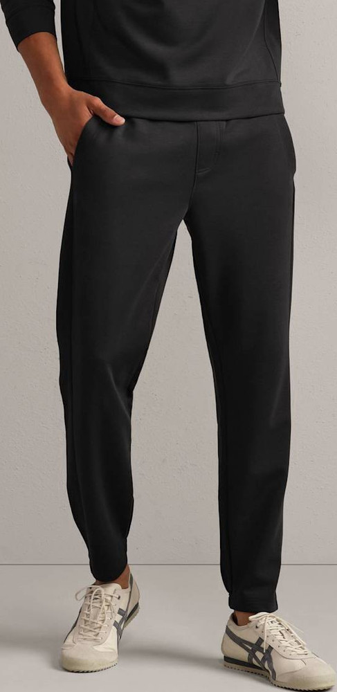 Rhone Men's Black Jogger Pants M Athletic Fit Drawstring Polyester Blend