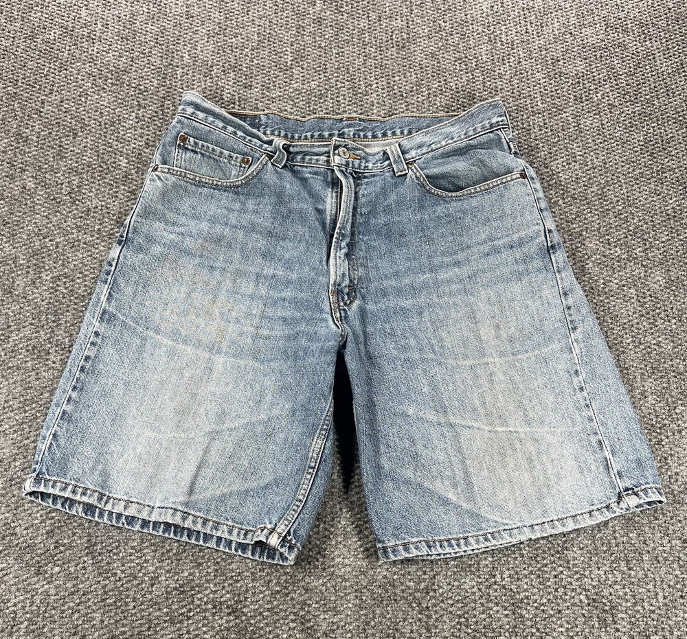 Vintage Levi's 550 Relaxed Fit jean Shorts Men's 36 Denim Blue Y2K Jorts