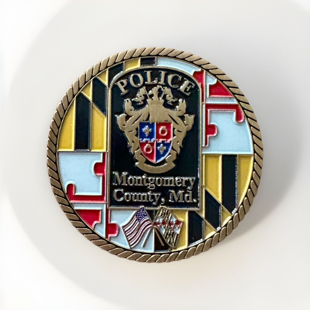 The Montgomery County Police Department Challenge Coin (2in)
