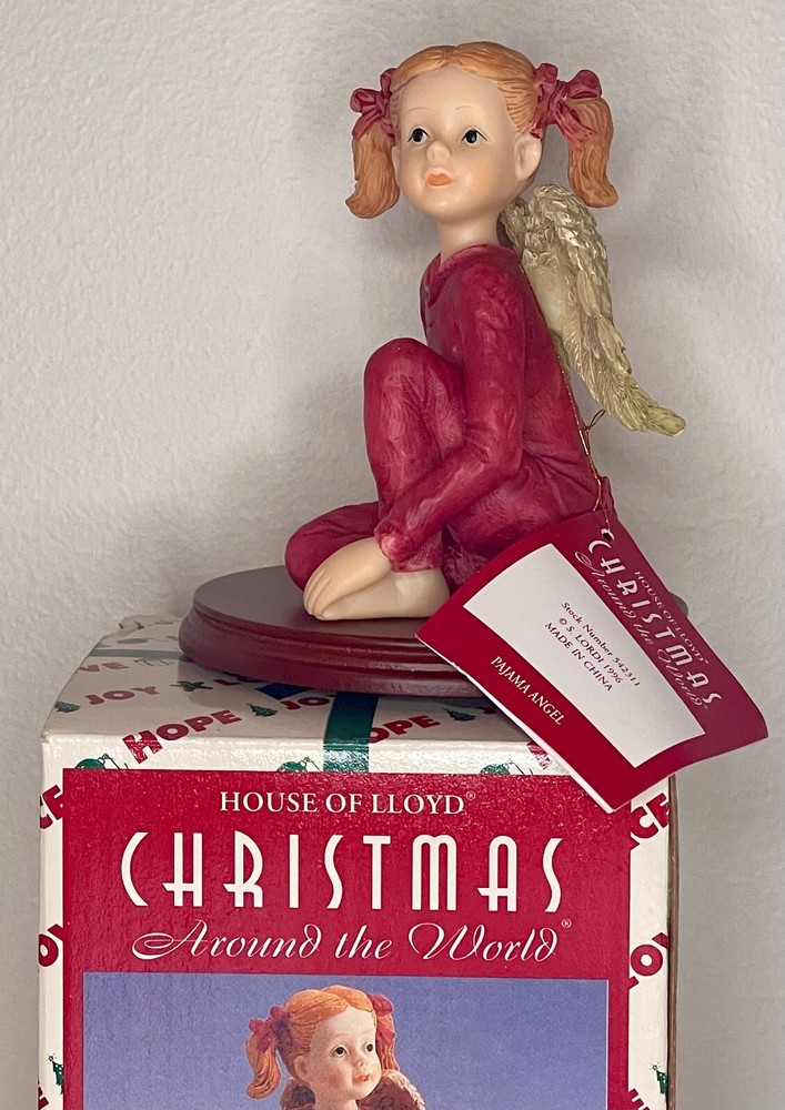 Vintage 1996 House of Lloyd Pajama Angel  Christmas Around the World Collectable