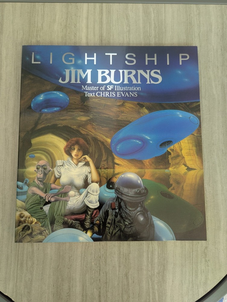Lightship - Jim Burns Master of SF Illustration Paper Tiger Art Books Sci-Fi