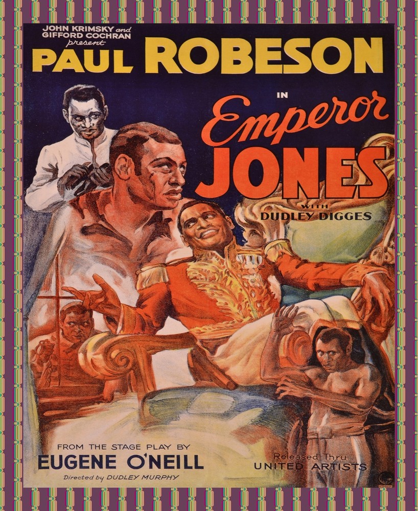 Vintage Emperor Jones Movie Poster - Robeson Art Wall Decor for Home Room
