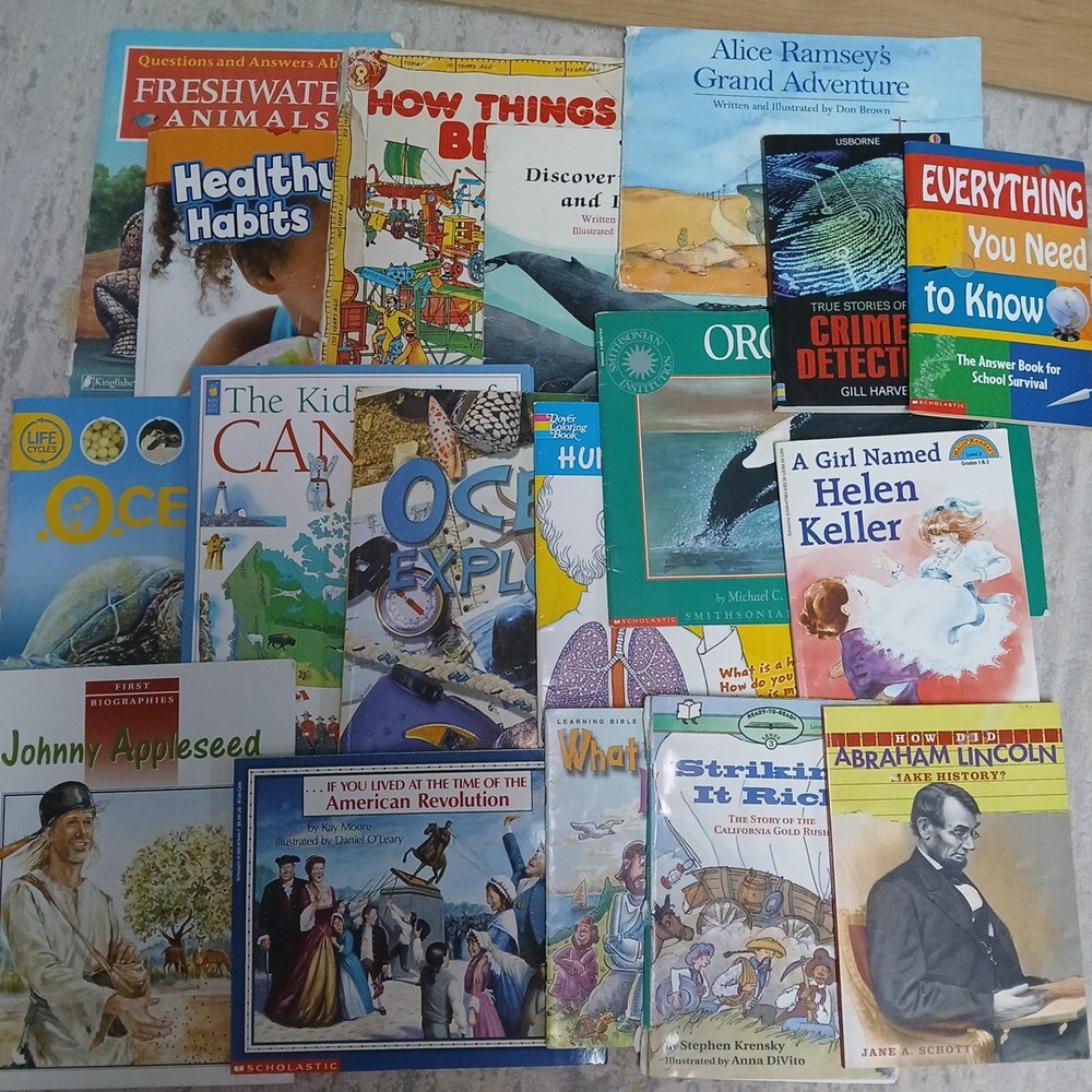 Lot Of 11 Childrens Nonfiction Picture Books