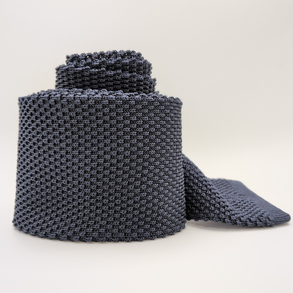 NWOT Brooks Brothers Knit Tie Navy Blue