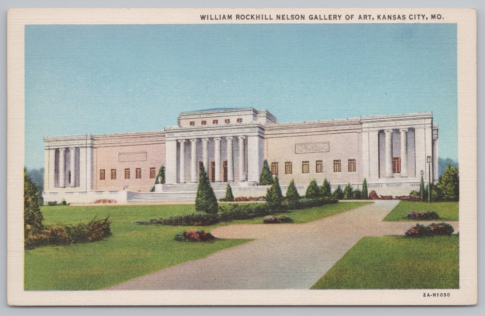 Linen~William Rockhill Nelson Gallery of Art Kansas City MO~Vintage Postcard