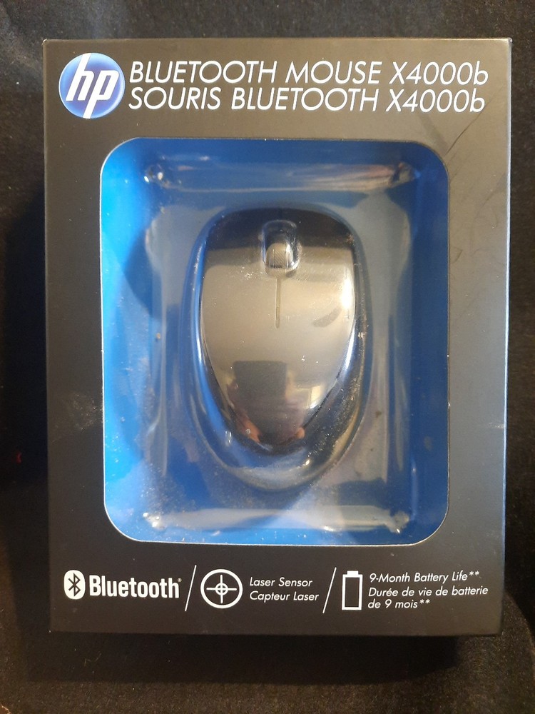 HP Bluetooth Mouse X4000b Brand New Sealed Wireless Tech