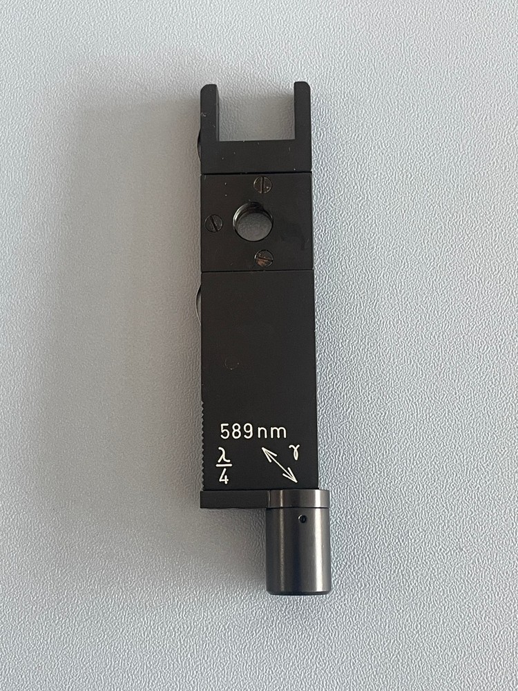 LEITZ Microscope compensator 589nm 1/4 Color patch plug board Rare Retro