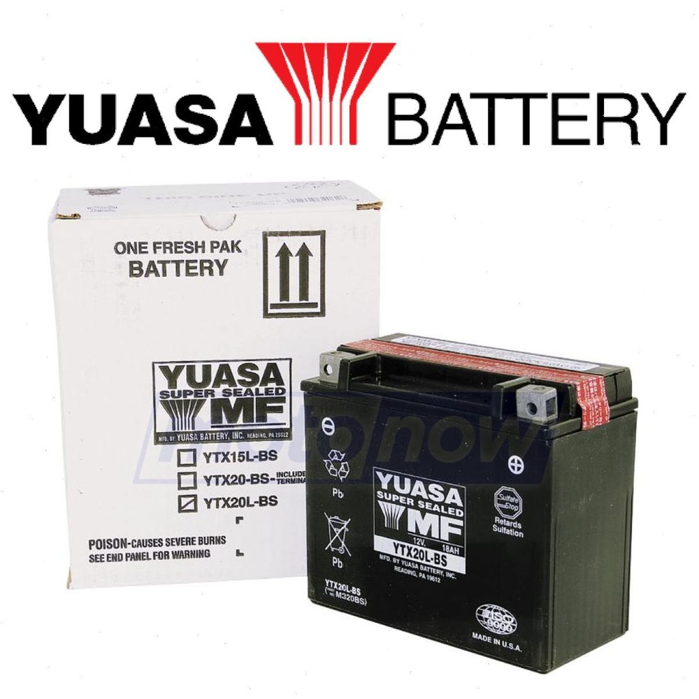 Yuasa Maintenance Free Battery for 2018-2019 Can-Am Outlander 850 North qp