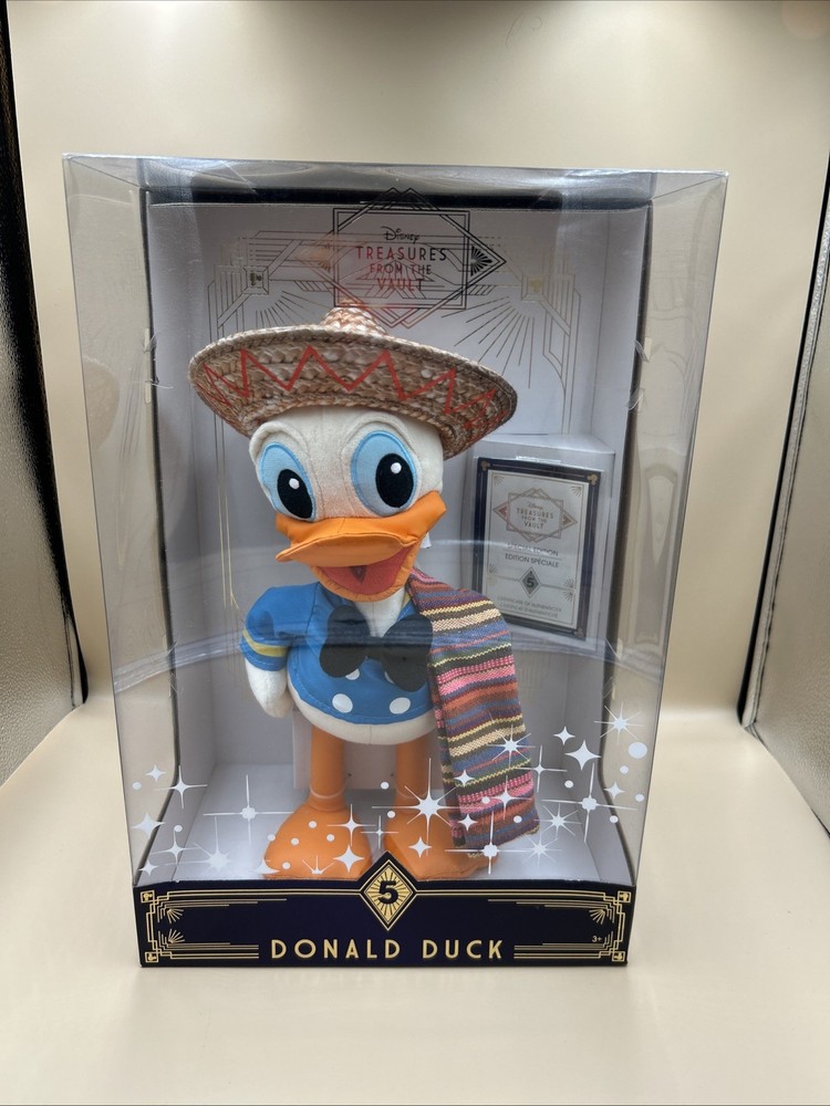 Disney Treasure from The Vault Limited Edition Donald Duck Plush