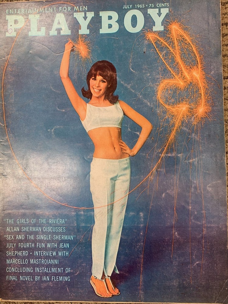 Vintage Playboy Magazine July 1965 The Girls Of The Riviera Vg