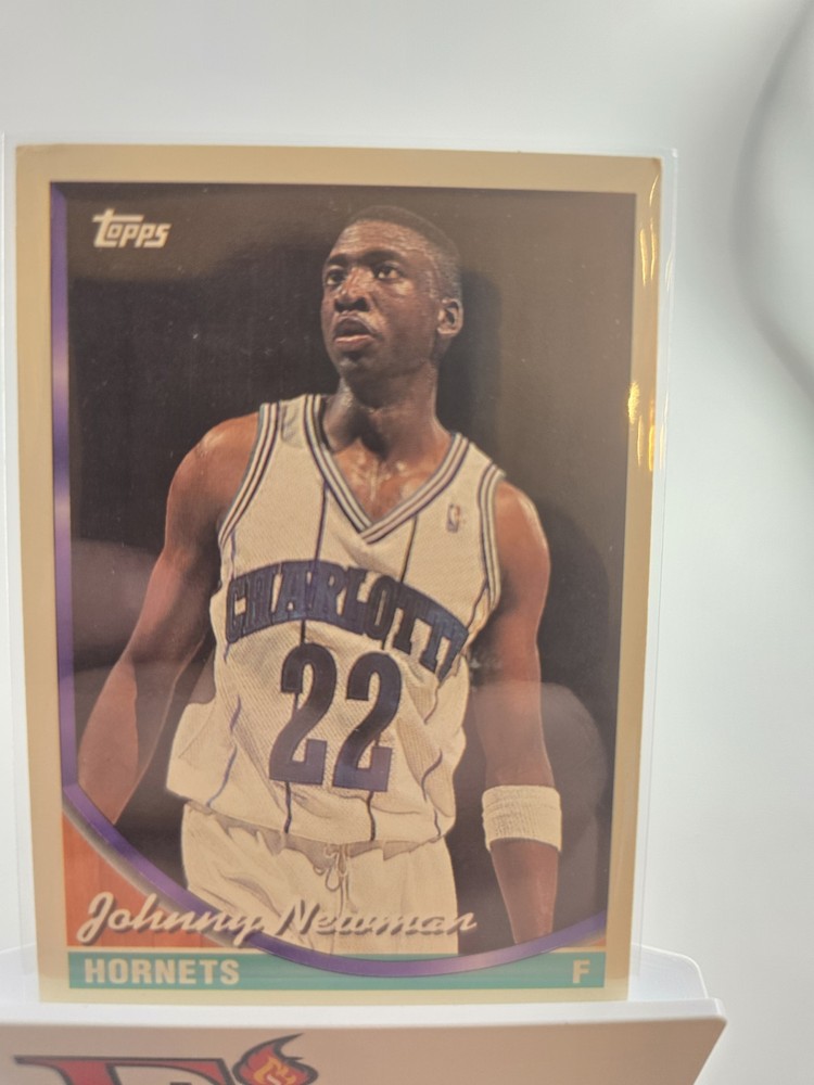 1993-94 Topps - Johnny Newman #192 Charlotte Hornets