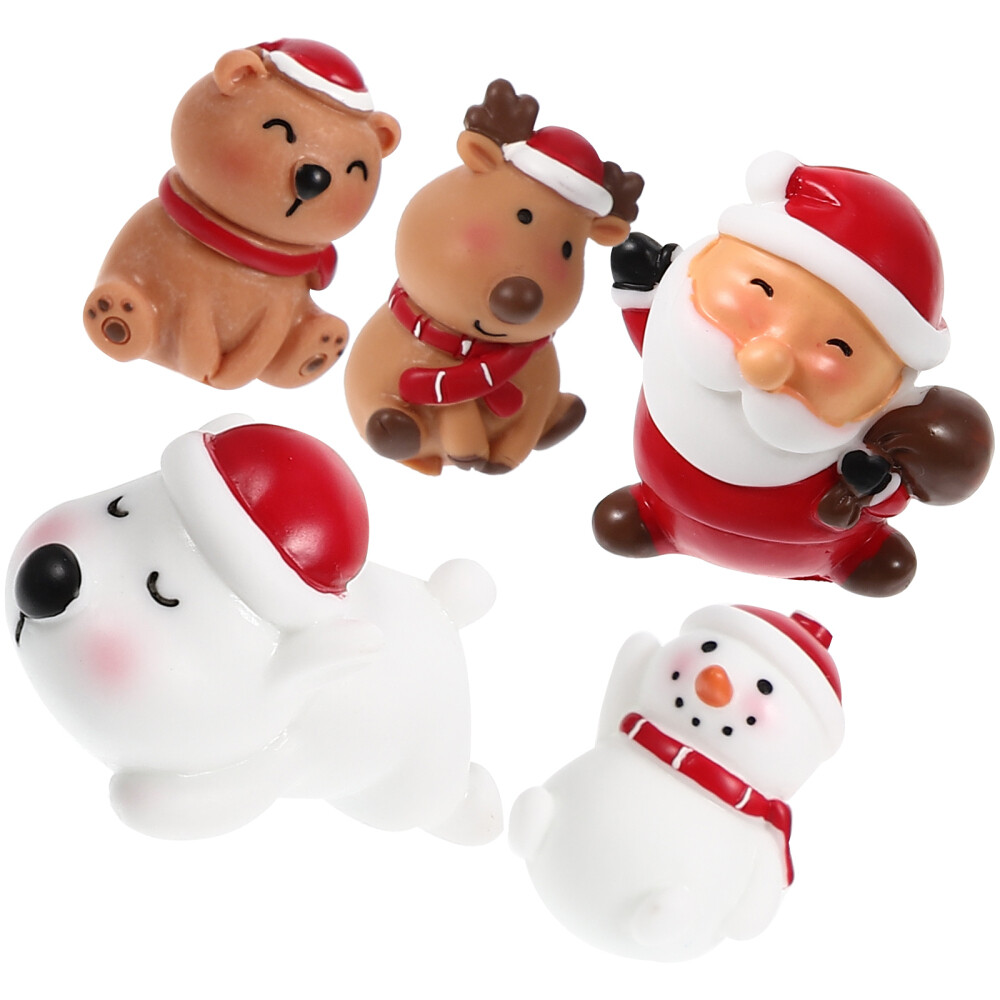 5 Pcs Fish Tank Christmas Decoration Blow up Decorations Gnomes