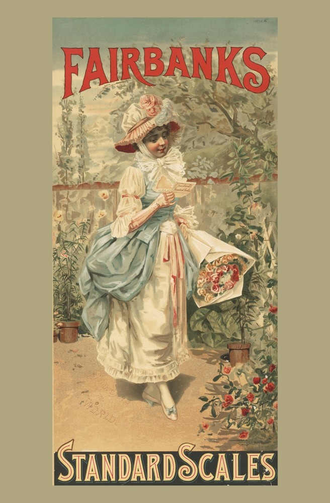9642.Decoration Poster.Room Wall art.Home decor.Victorian Scales shop model girl