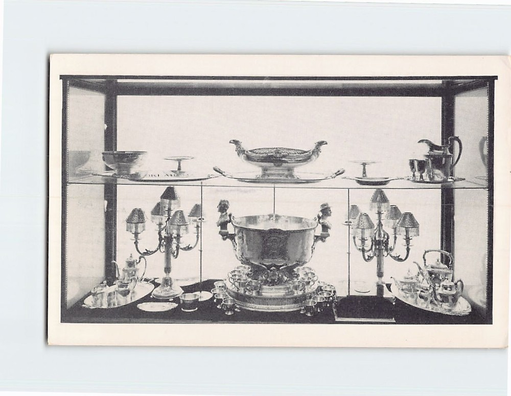 Postcard Silver Service Museum Oklahoma Historical Society Oklahoma City OK USA