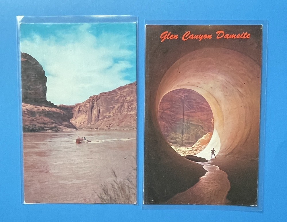 Glen Canyon Damsite Boating Colorado River Page Lee’s Ferry Arizona Postcard Lot