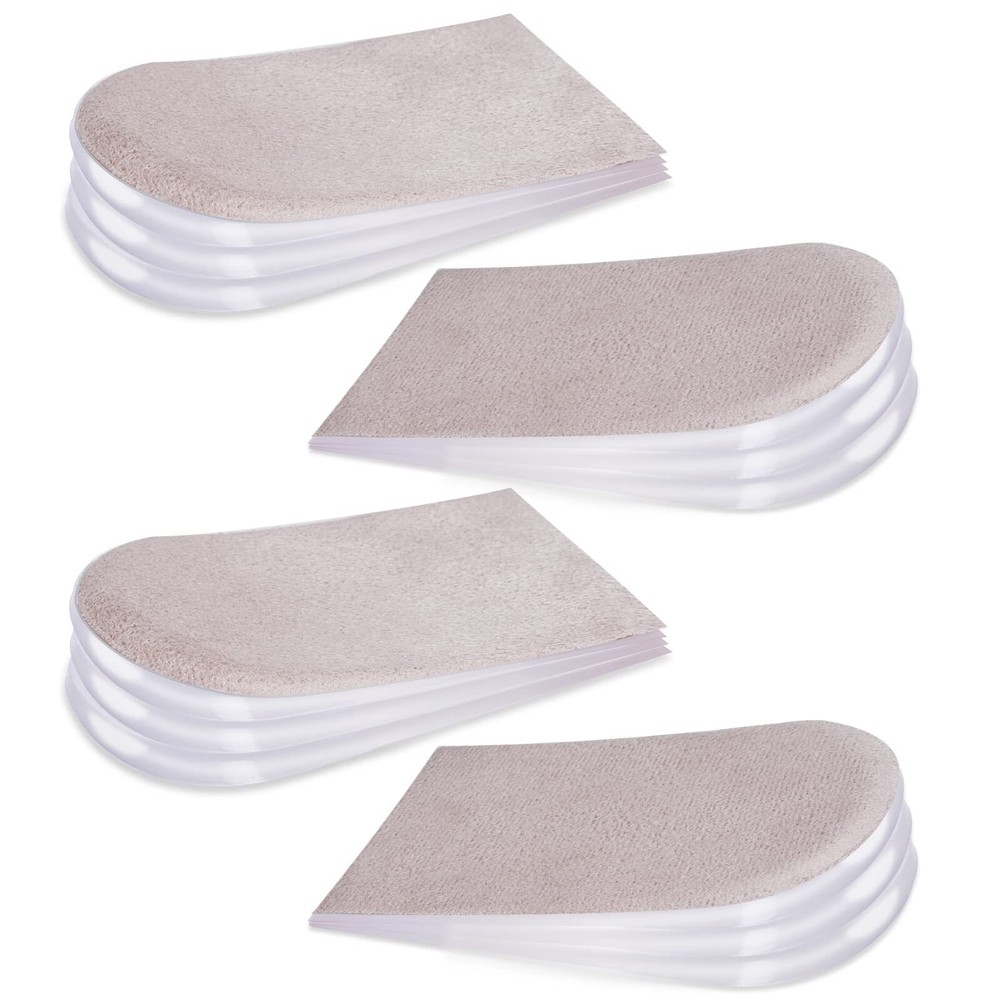 2 Pairs Adjustable Heel Lifts Plantar Fasciitis Heel Pads 1/4