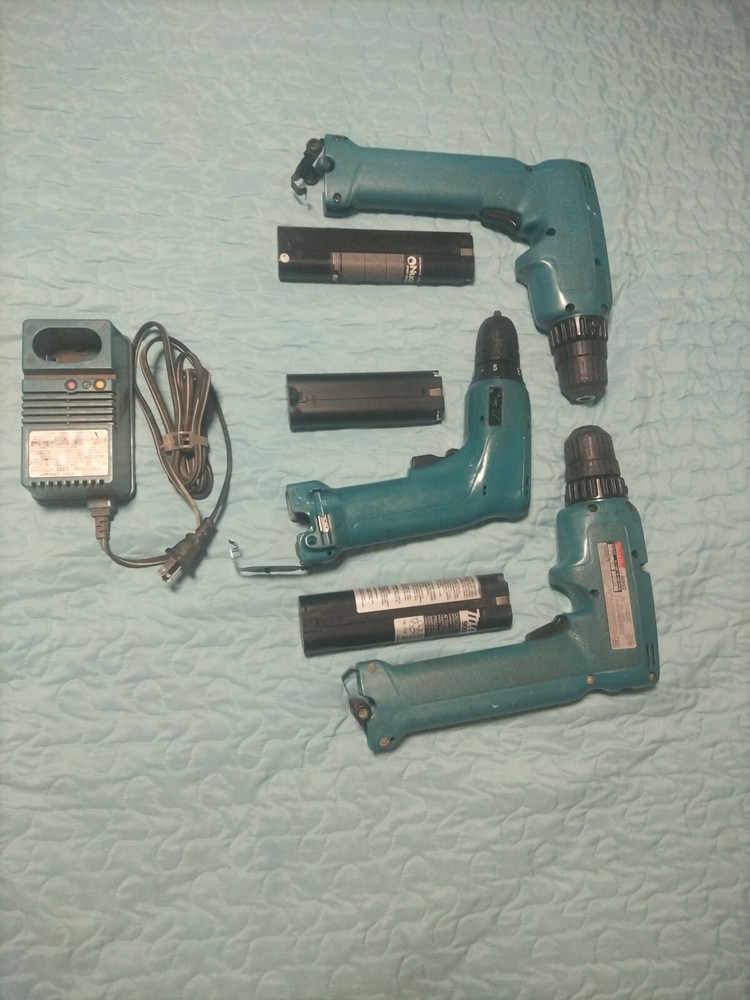 Makita Cordless Drills 3-Pack Fully Functional Working