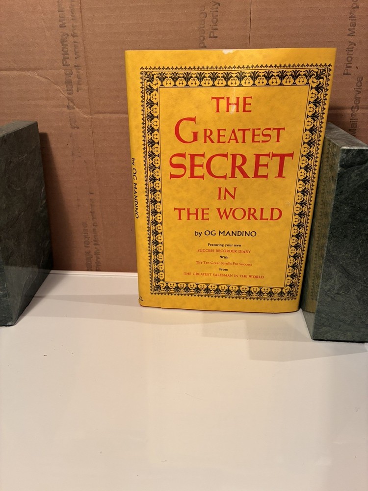 Rare The Greatest Secret In The World OG Mandino 1972 Hardcover 1M Print