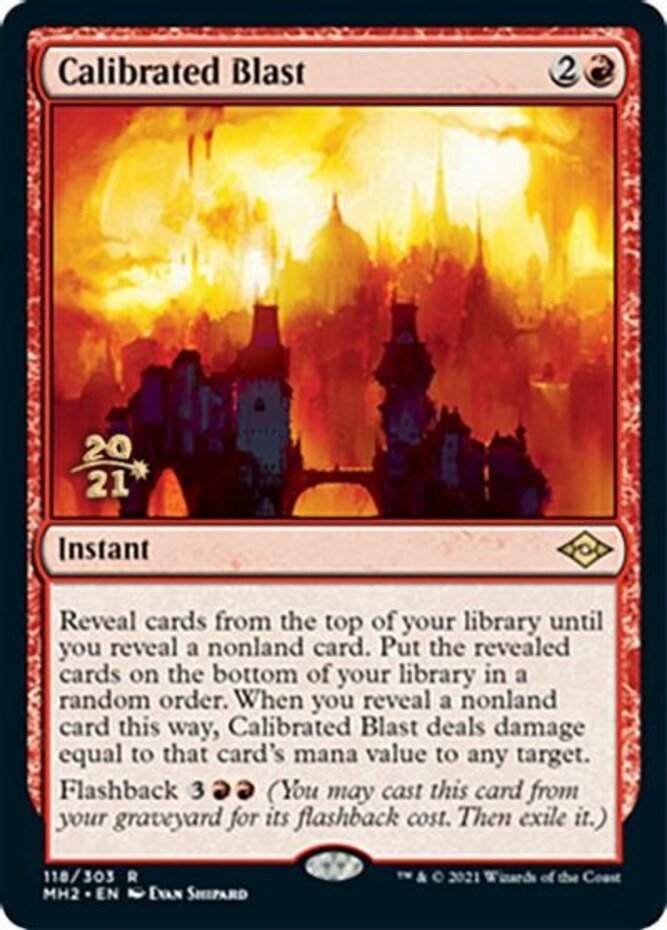 Pre-Release Promos - Calibrated Blast - Foil - Prerelease Promo