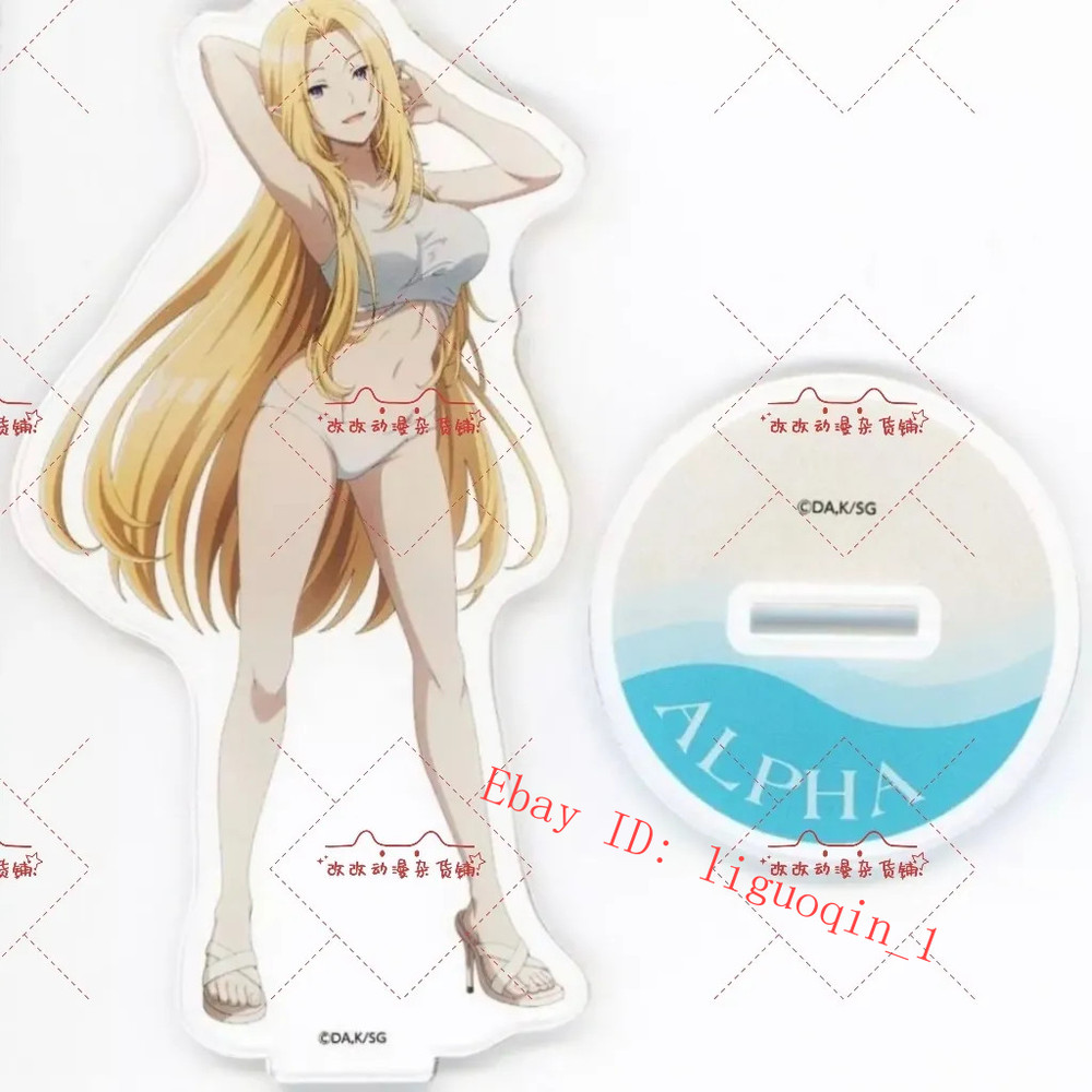 Anime The Eminence In Shadow Swimwear Alpha Acrylic Figure Stand Model