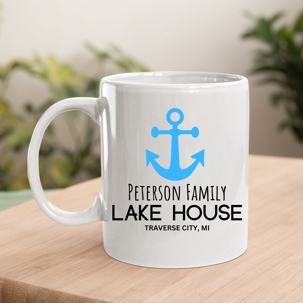 Personalized Lake House Mug Custom Lake Mug Personalized Lake Mug Custom Lake