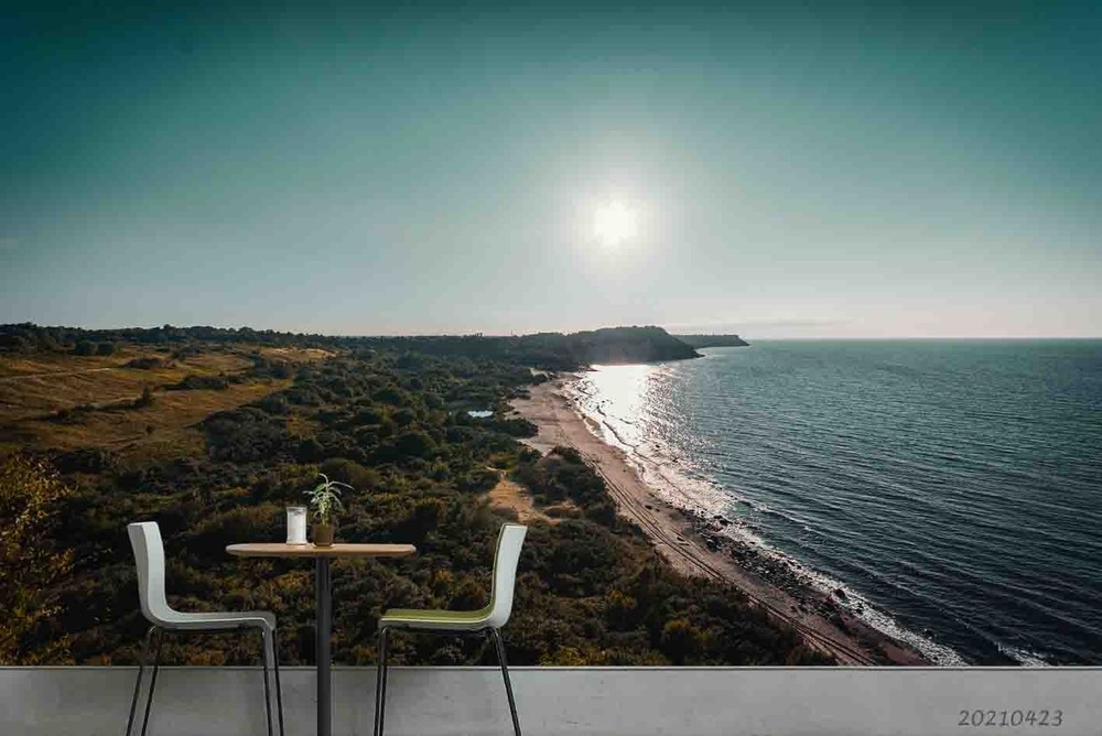 3D Sky Sea Forest Landscape Wall Murals Wallpaper Murals Wall Sticker