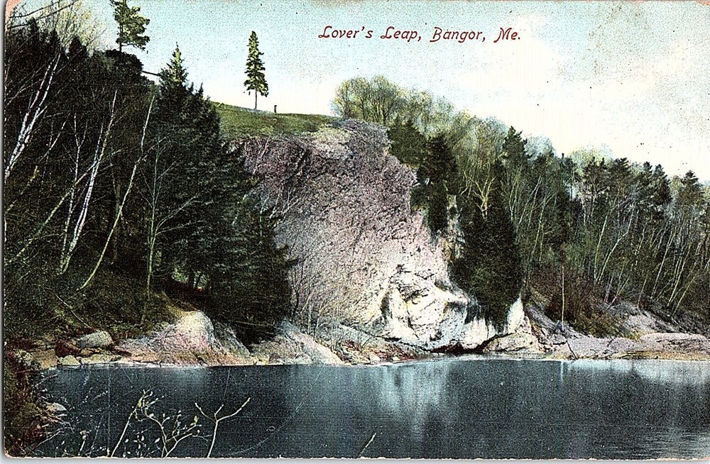 Postcard WATER SCENE Bangor Maine ME m/09 AI3207