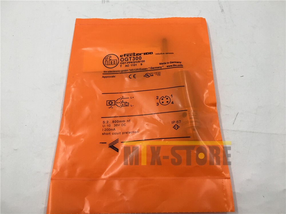 1PC New for IFM OGT300 Cylindrical metal photoelectric Sensor&Proximity Switch