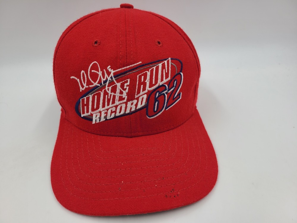 Vintage Mark McGwire 62 Home Run Record New Era Snapback Hat Cap MLB Baseball