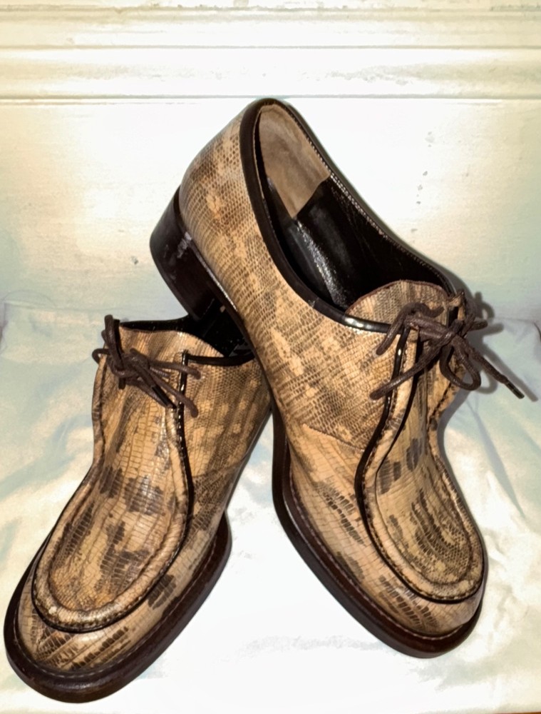 Prada Womens Snakeskin Pattern Shoe Size 38 7.5 US Brand New Never Worn