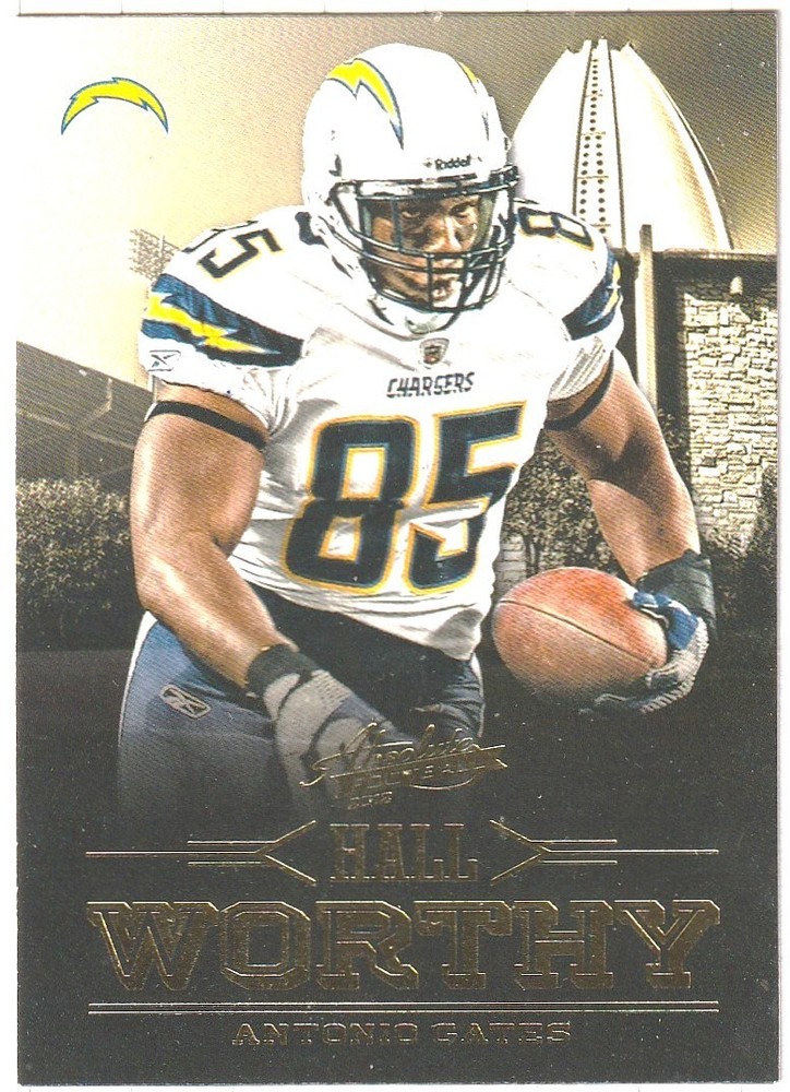 Antonio Gates | 2012 Panini Absolute | Hall Worthy Insert | #2