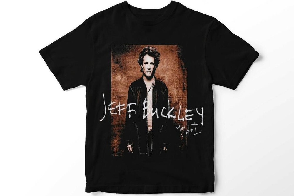 Vintage Jeff Buckley Hip Hip Rap Black Men S-234XL T-shirt