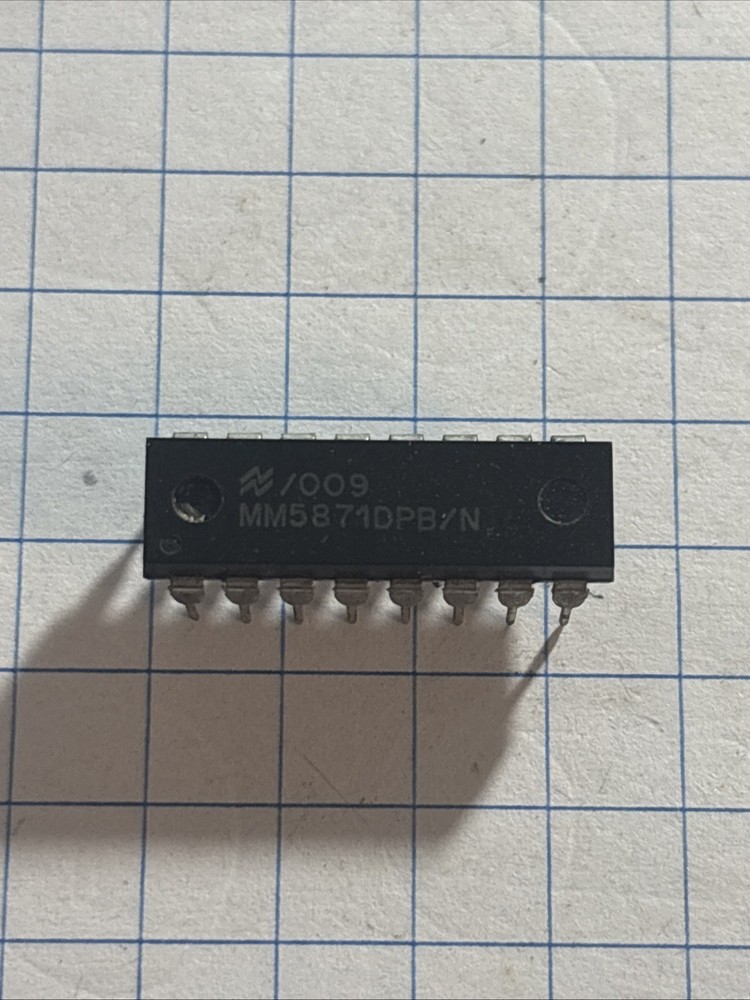National Semiconductor MM5871DPB/N LED Display DIP16 Vintage IC Chip @ICC