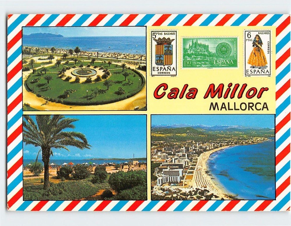 Postcard Scenes & Views Cala Millor Mallorca Spain