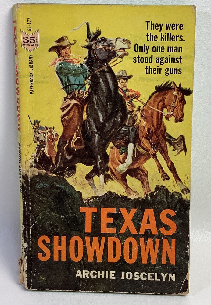 Texas Showdown by Archie Joscelyn - Vintage Western Paperback 1962