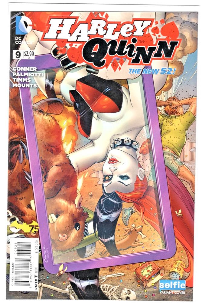Harley Quinn #9 Selfie variant cover 9b 2014 1st Print NM DC comic series New 52