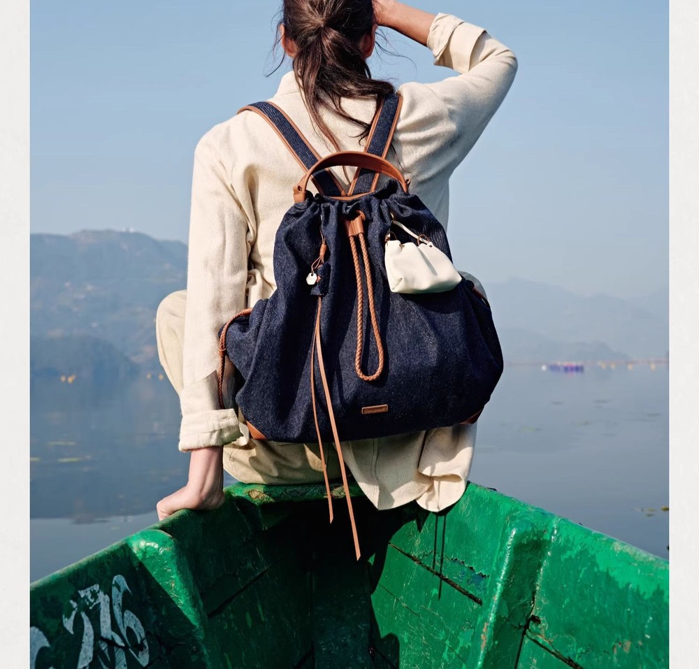 Songmont Backpack Women's Large-capacity Commuter Bag Stray Bag Backpack