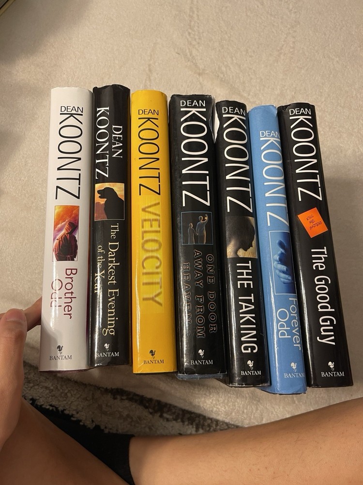 Dean Koontz Hardcover Thriller Book Lot