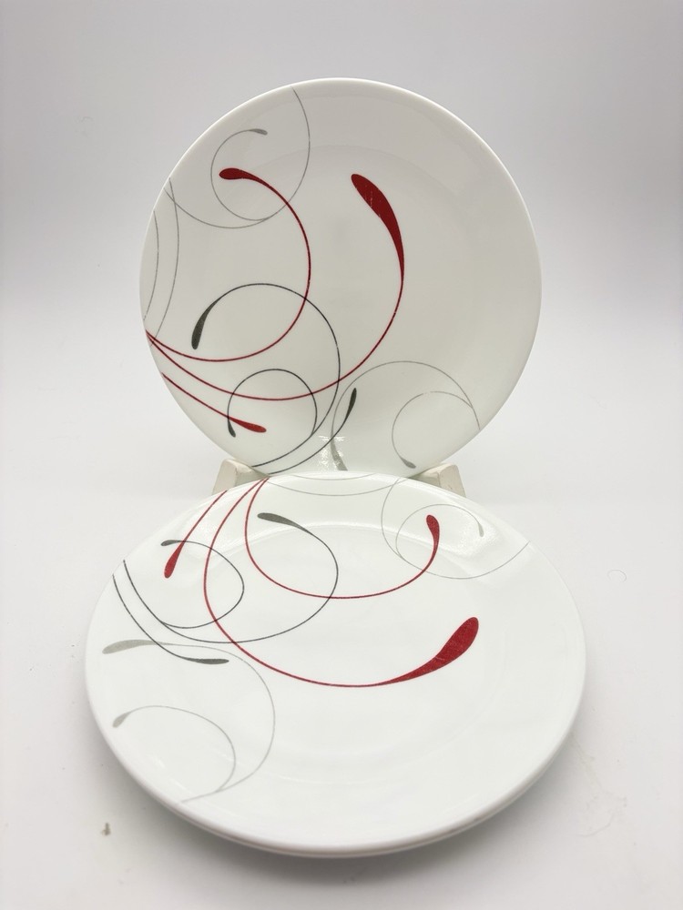 Corelle Vitrelle Splendor 8 1/2” Luncheon Plates Set of 4 No chips No Cracks