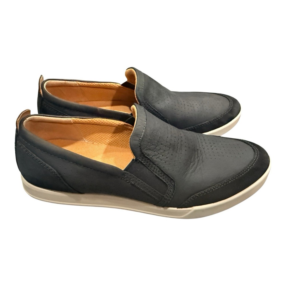 Ecco Men's Size 45 EU  11 US  Slip-On Loafers Black