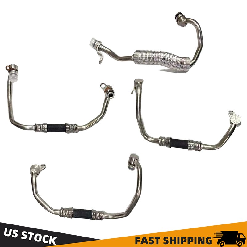 Turbo Charger Coolant Hose Line Kit For BMW 335i xDrive 335is 335xi 335is New