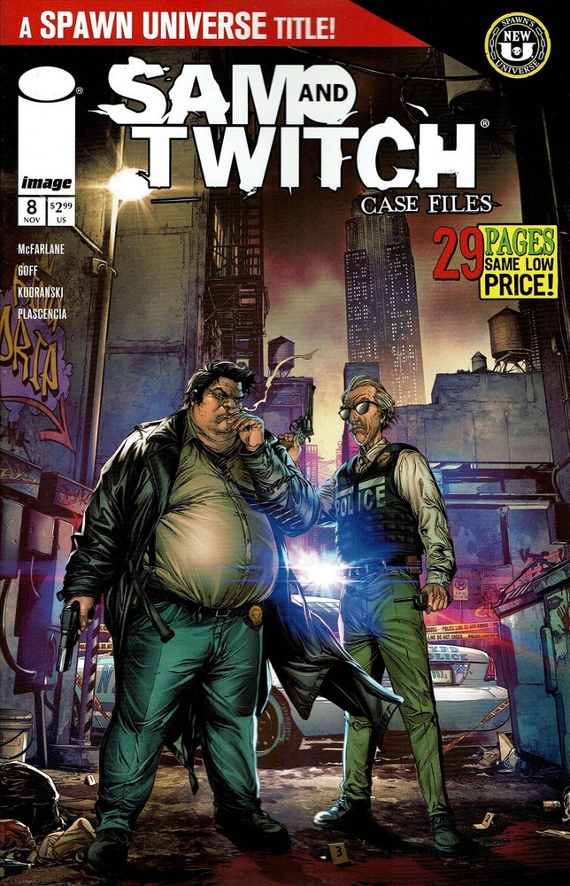 Sam and Twitch Case Files #8 VF/NM Spawn New Universe Image Comics