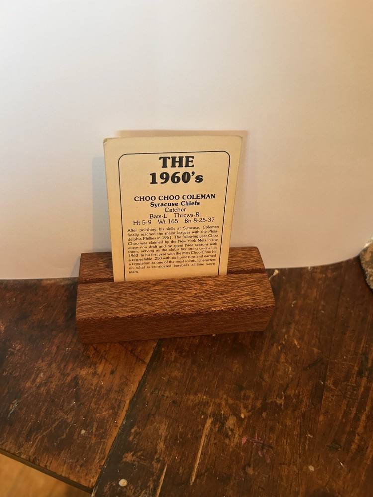 Trading/business Card Stand mahogany