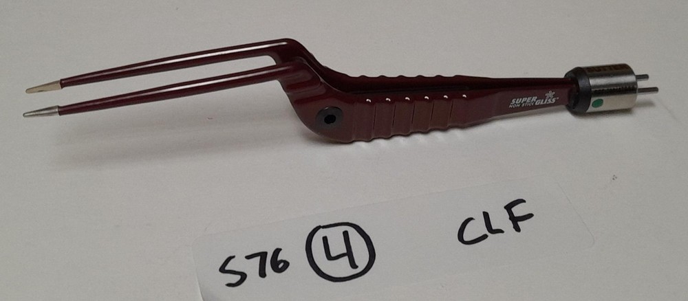 SUTTER SUPER GLISS 780167SGS BIPOLAR BAYONET FORCEPS 16cm 1.0mm TIP ! CLF