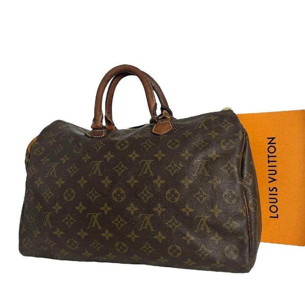 Louis Vuitton Monogram Speedy 35 Vintage Authentic Boston Bag