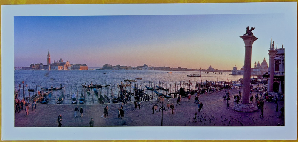 Postcard: Panoramic view of the Venice Arsenal, taken from the Ducal Palace