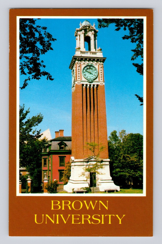Postcard Rhode Island Providence RI Brown University Carrie Tow34 1980s Unposted